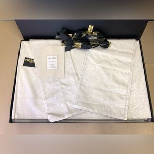 Roberto Cavalli Luxury Sateen Cotton Queen Sheet Set Made in Italy